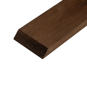 Žoga dēlis, impregnēts brūns UC3, Priede, AB, 25×143, BS-02