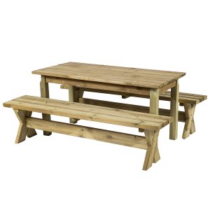 Oxford piknika galds ar soliem