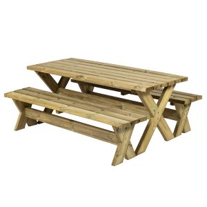 Oxford piknika galds ar soliem